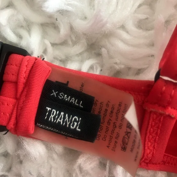 Triangl Piper Red Velvet Bikini Set - Picture 7 of 8